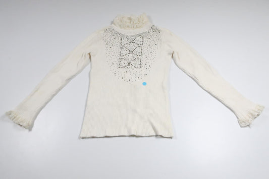 Ribbed sweater from Unknown - Size 122/128 - Off-white