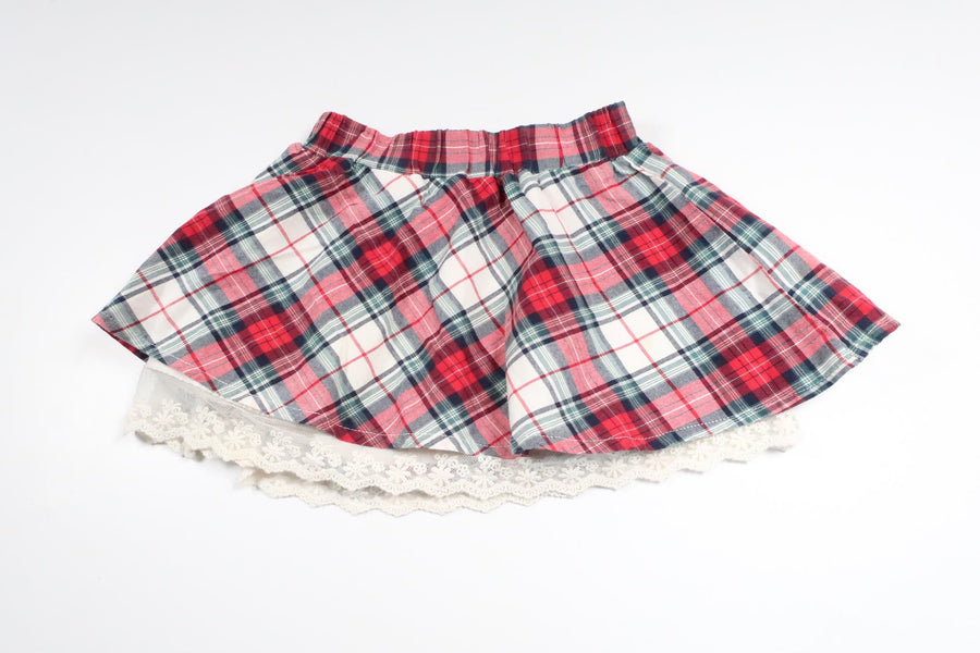 Checked skirt from Lindex - Size 92 - Red