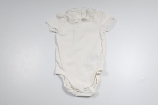 Body with lace collar from H&M - Size 68 - White