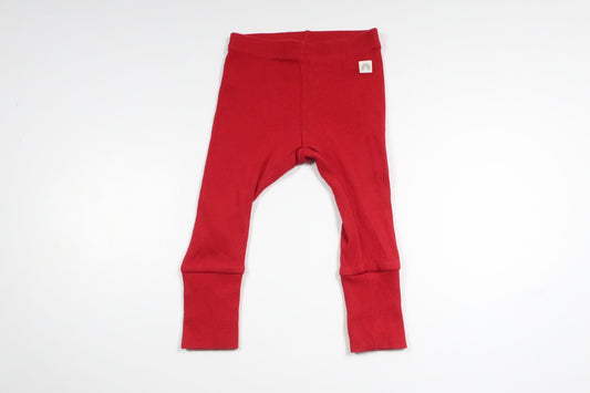 Ribbed trousers from Lindex - Size 68 - Red