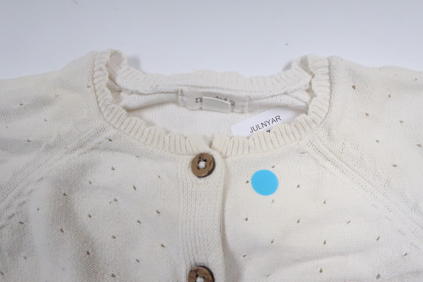 Knitted cardigan from Newbie - Size 62 - White