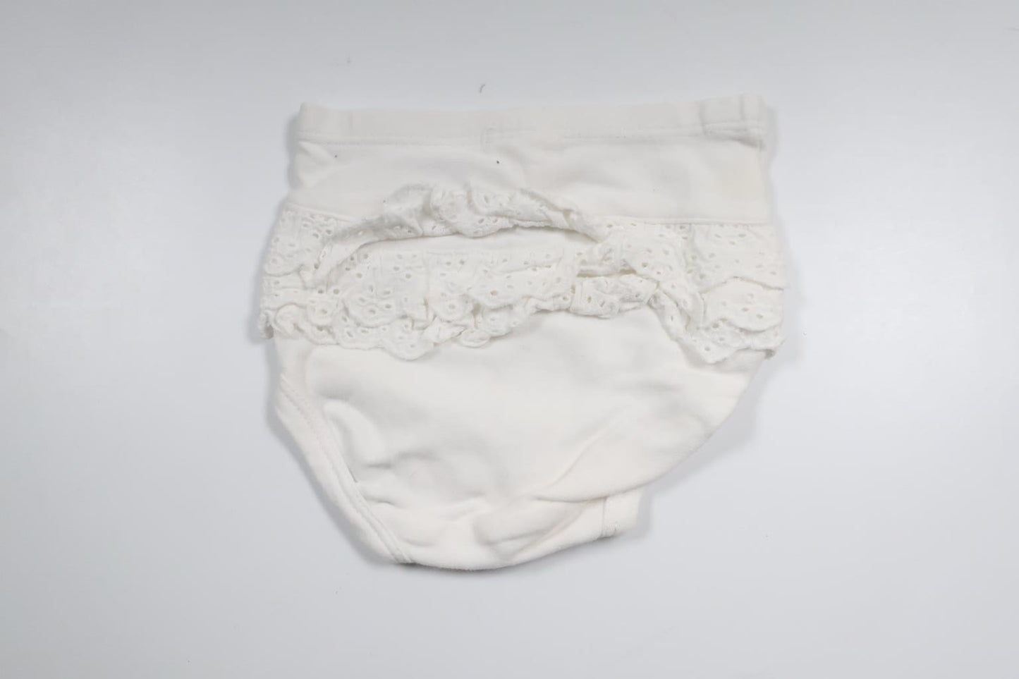 Diaper bra with ruffle from Lindex - Size 50/56 - White