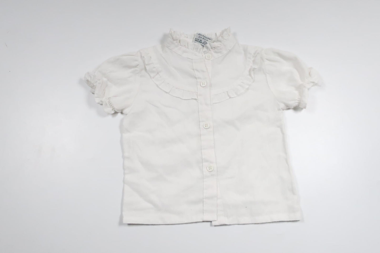 Polka dot blouse from Tempo - Size 70 - White