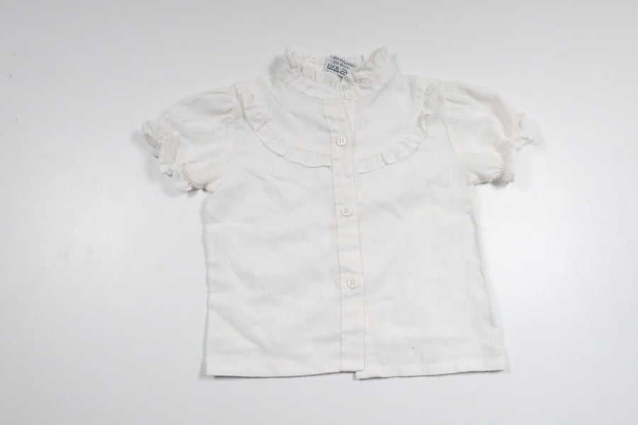 Polka dot blouse from Tempo - Size 70 - White