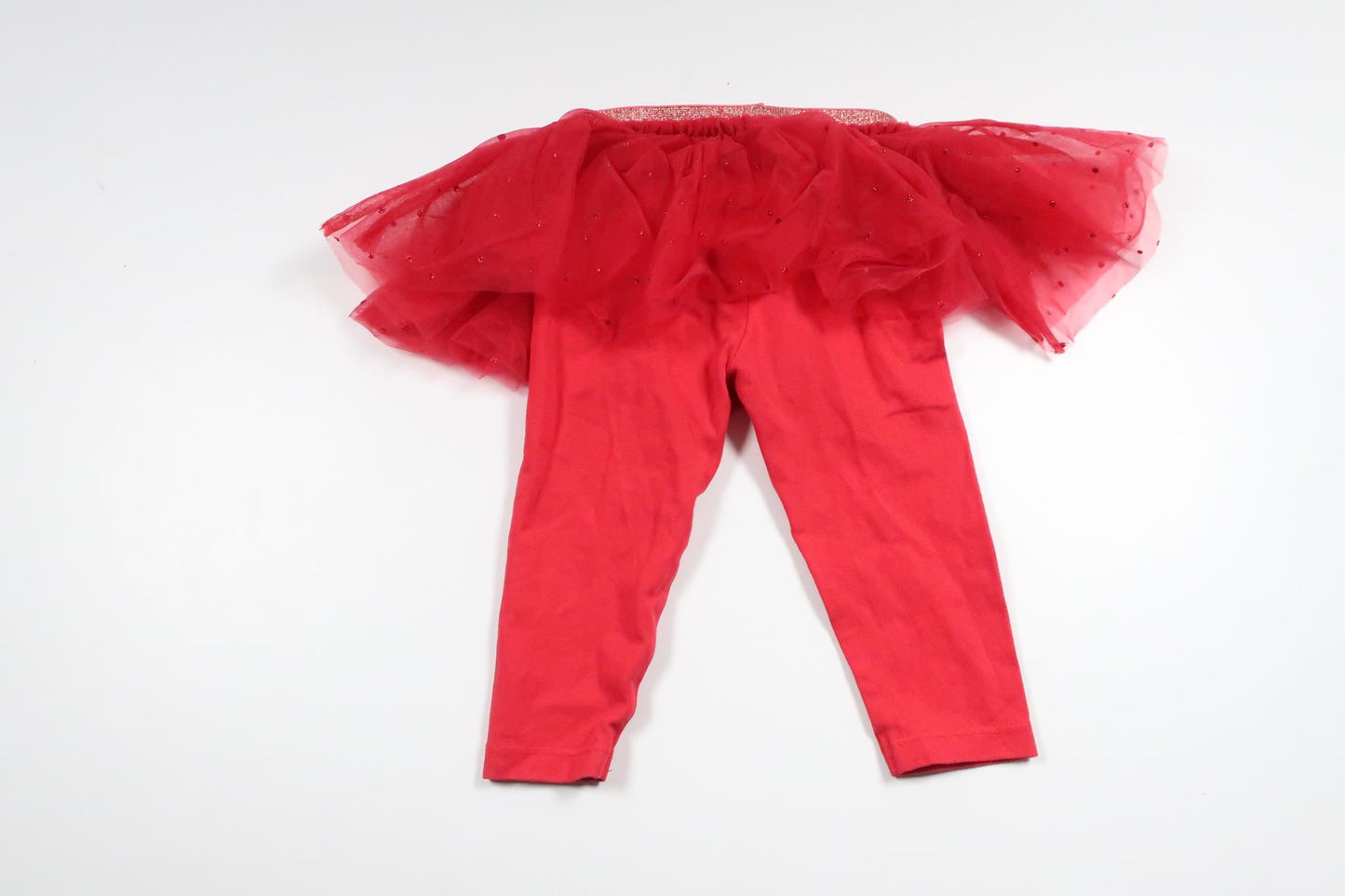 Trousers with built-in tulle skirt from Next - Size 68 - Red