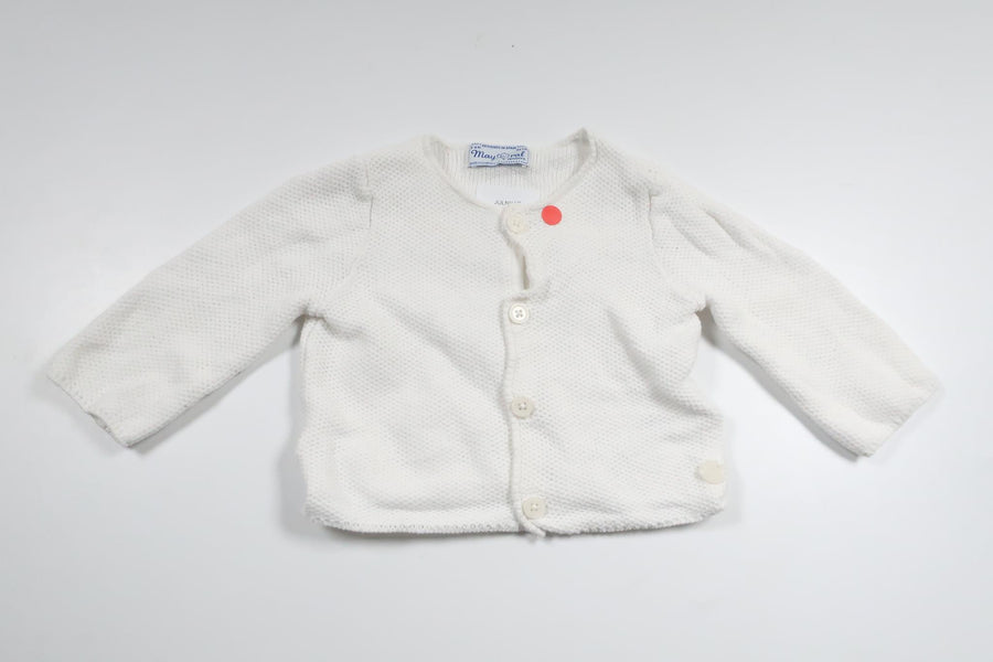 Knitted cardigan from Mayoral - Size 62/68 - White
