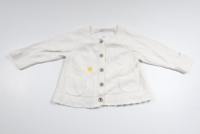 Knitted cardigan from Newbie - Size 62 - White