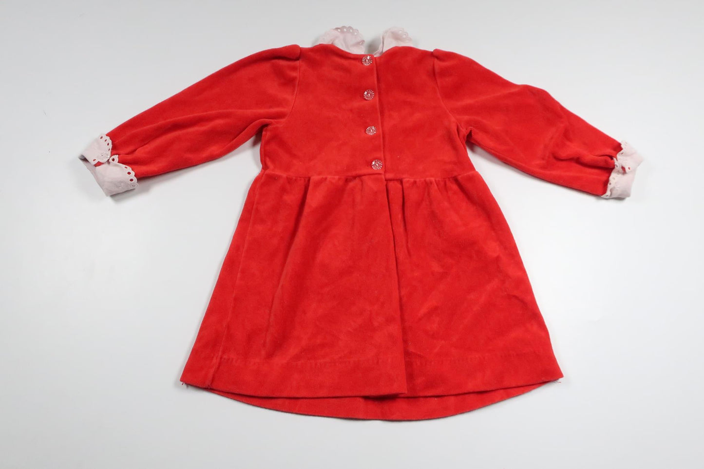 Fleece dress from Unknown - Size 80 - Red