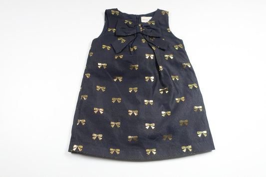 Dress with bow from Holly &amp; Whyte - Size 92 - Navy blue