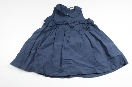 Linen mix dress from PompdeLux - Size 86 - Blue