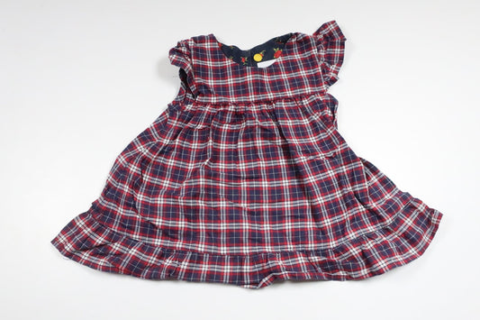 Checked dress from Maritas - Size 74 - Blue