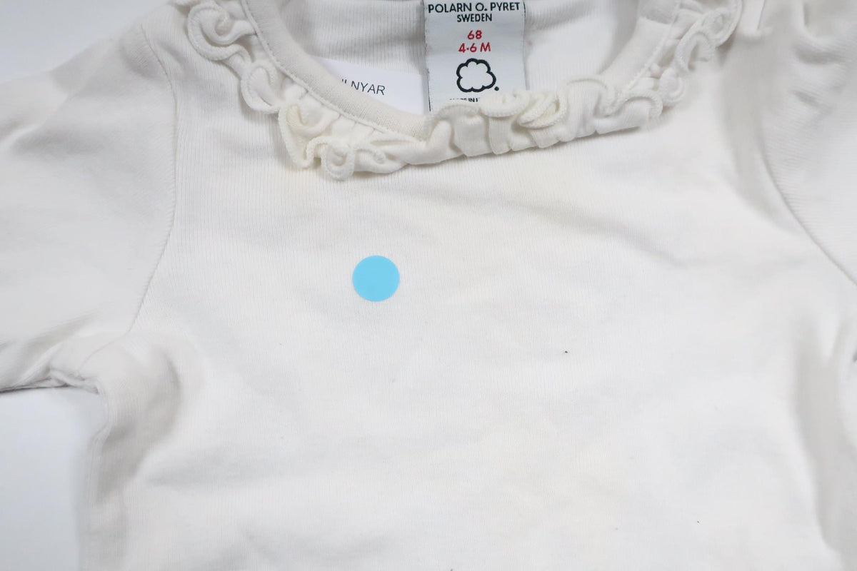 Body with collar from Polarn o. Pyret - Size 68 - White