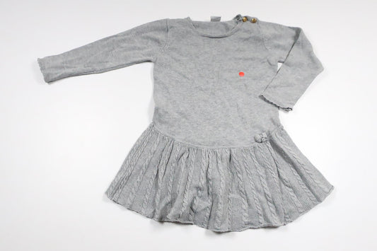 Knitted dress from Lindex - Size 86 - Grey
