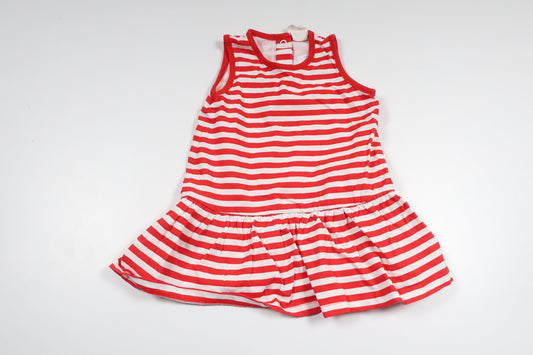 Striped dress from H&amp;M - Size 68 - Red