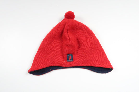 Fleece-lined hat from Polarn o. Pyret - Size 44/46 - Red