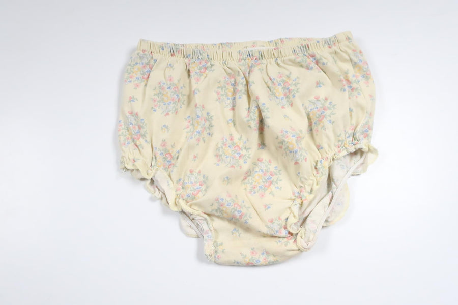 Floral diaper panty from Newbie - Size 80 - Yellow