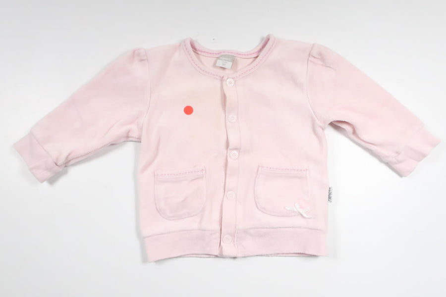 Fleece cardigan from Name It - Size 62 - Pink