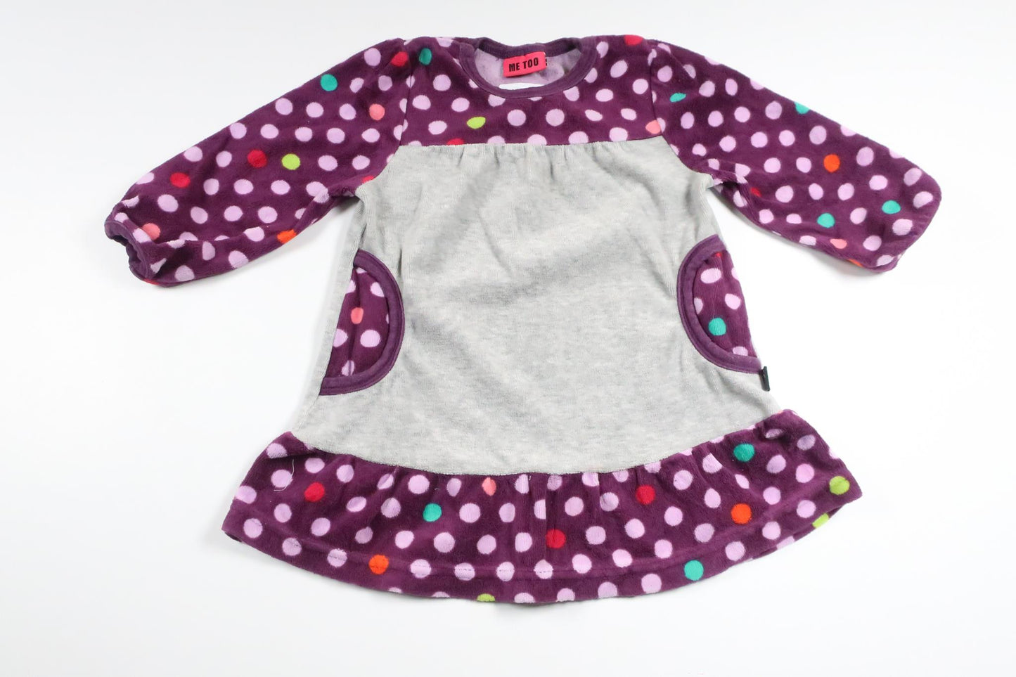 Fleece dress from MeToo - Size 74 - Multi