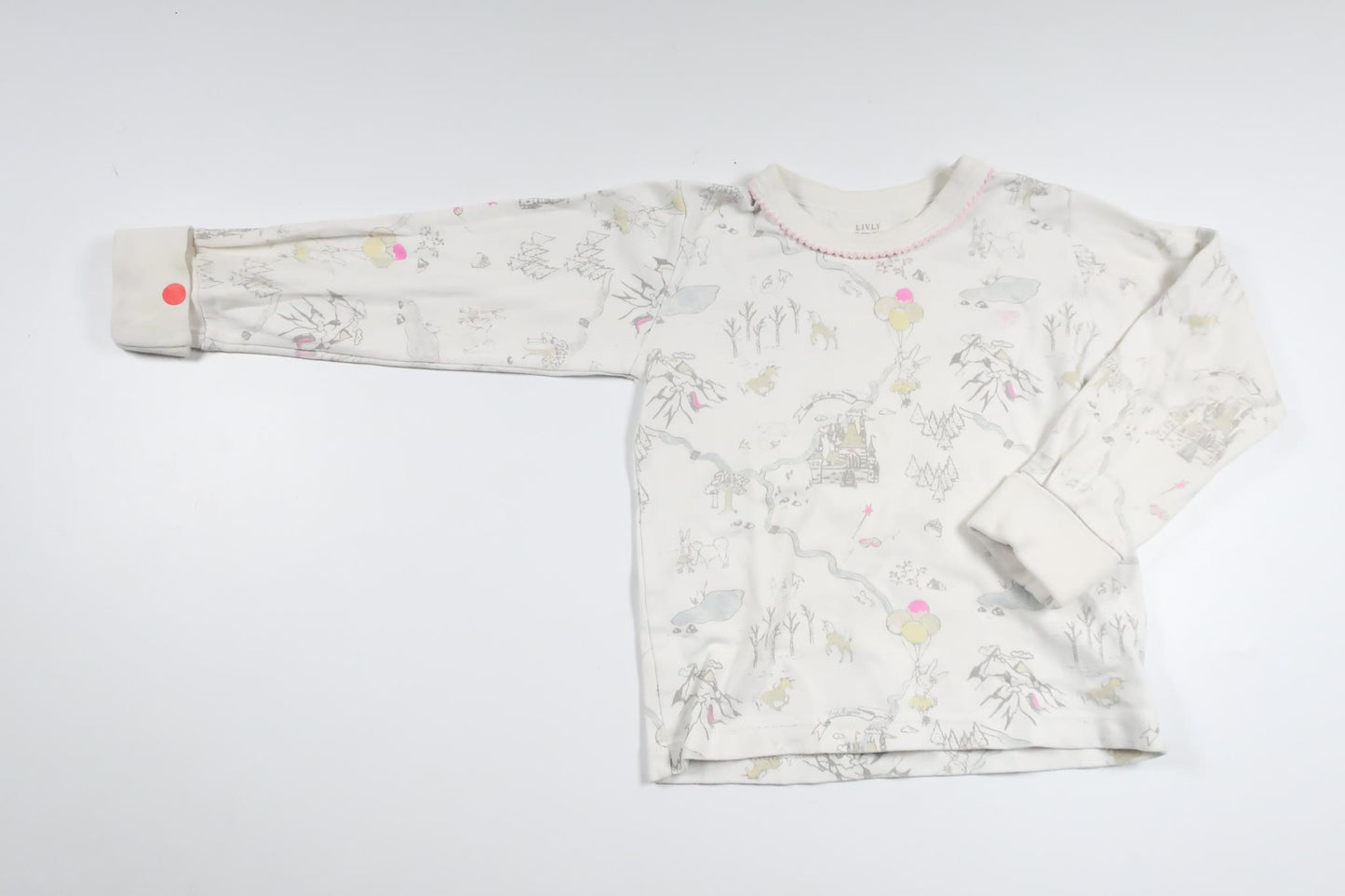 Pajama sweater from Livly - Size 86 - White