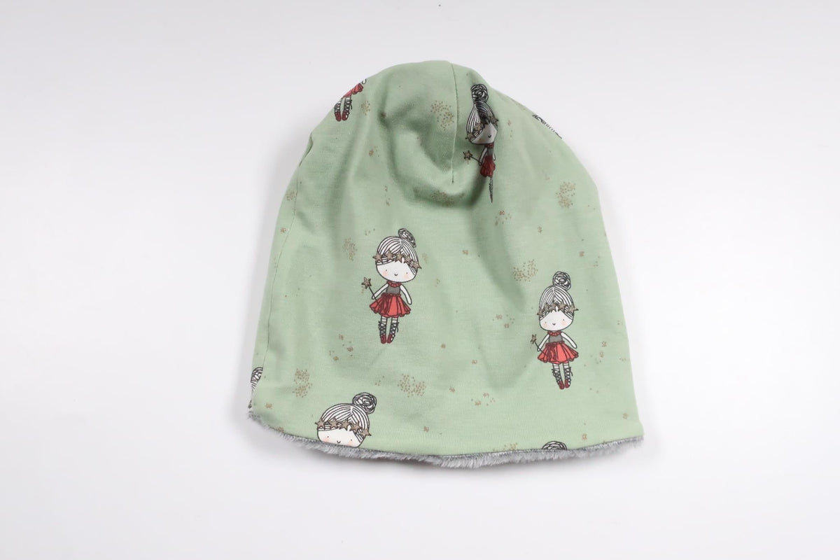 Fleece lined hat from Kafare Design - Size 62/68 - Green