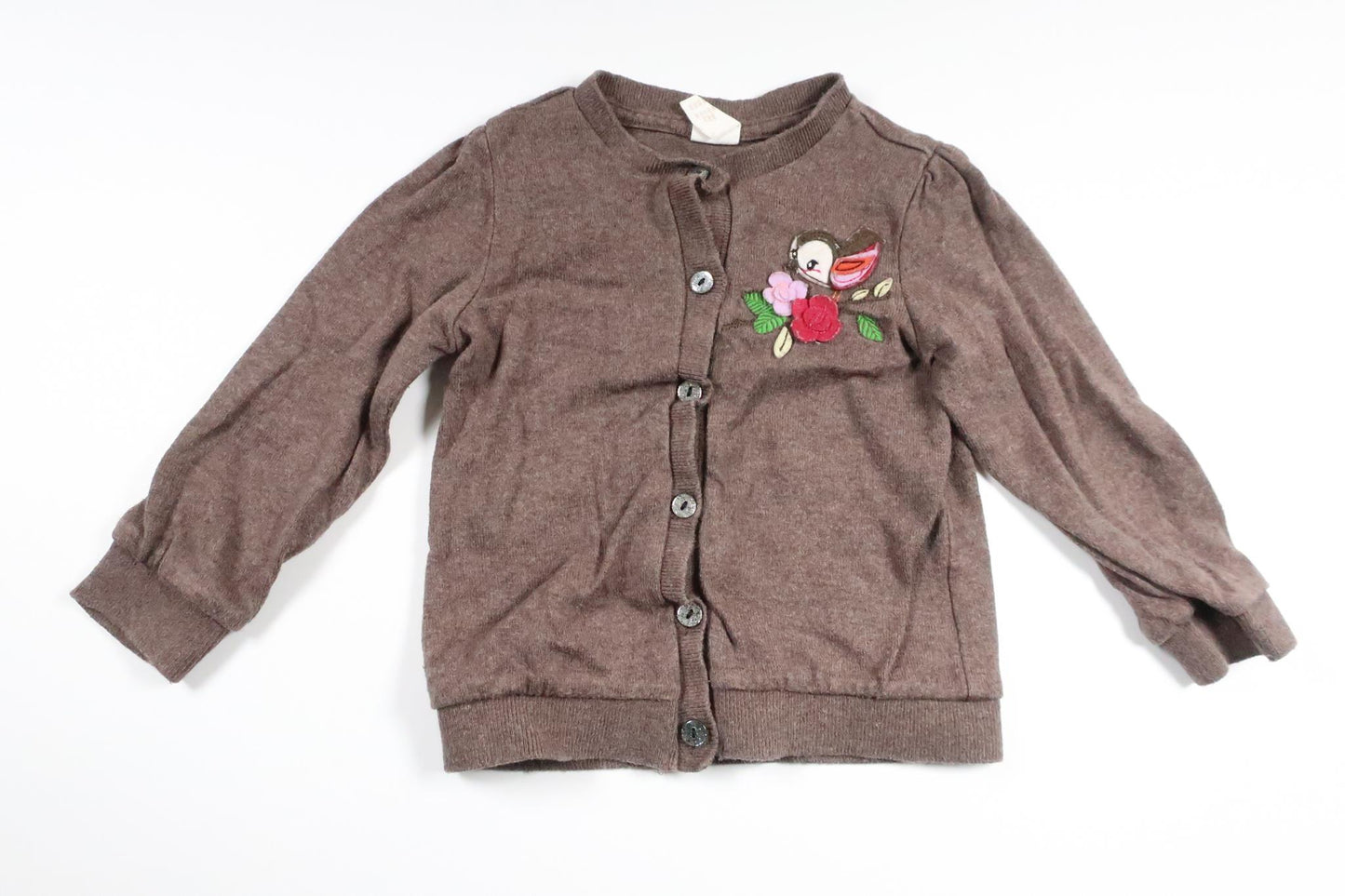 Knitted cardigan from H&amp;M - Size 86 - Brown