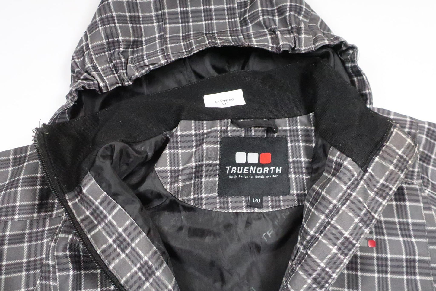 Shell jacket from True North - Size 120 - Grey