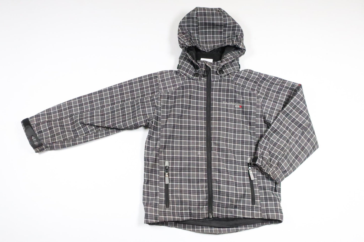 Shell jacket from True North - Size 120 - Grey