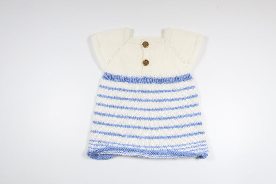 Hand-knitted dress from Unknown - Size 86/92 - White