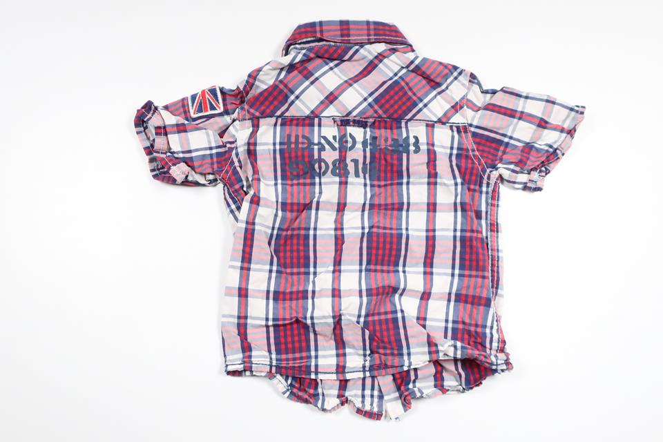 Checked shirt from Kappahl - Size 86 - Red