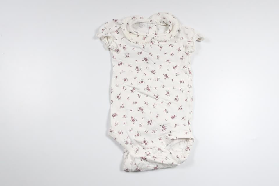 Floral bodysuit from Newbie - Size 68 - White