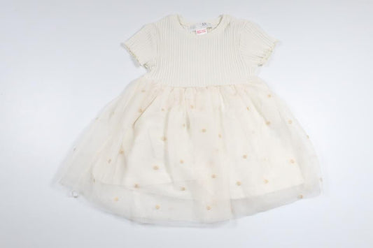 Party dress/tulle dress from Zara - Size 74/80 - Off-white