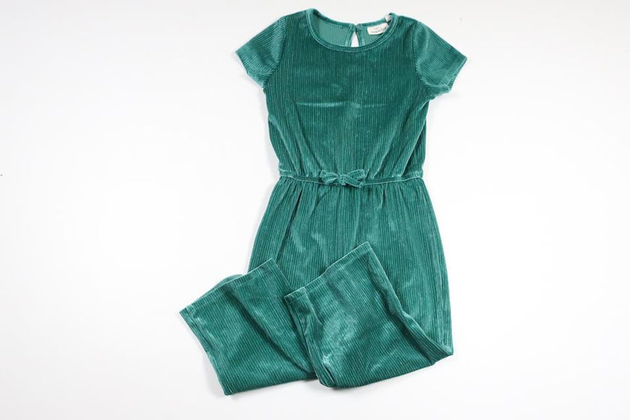 Velour jumpsuit from Kappahl - Size 86/92 - Green