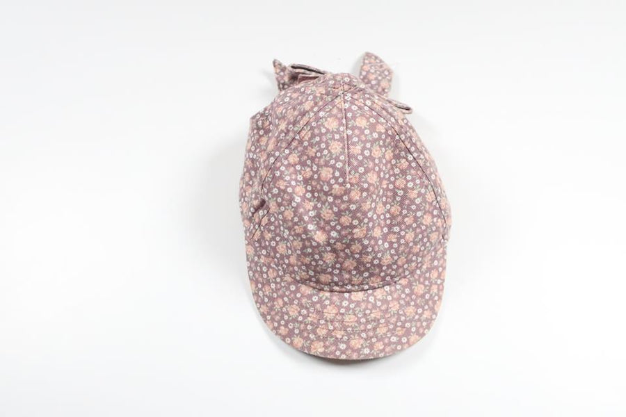 Floral cap from Newbie - Size 44/46 - Purple