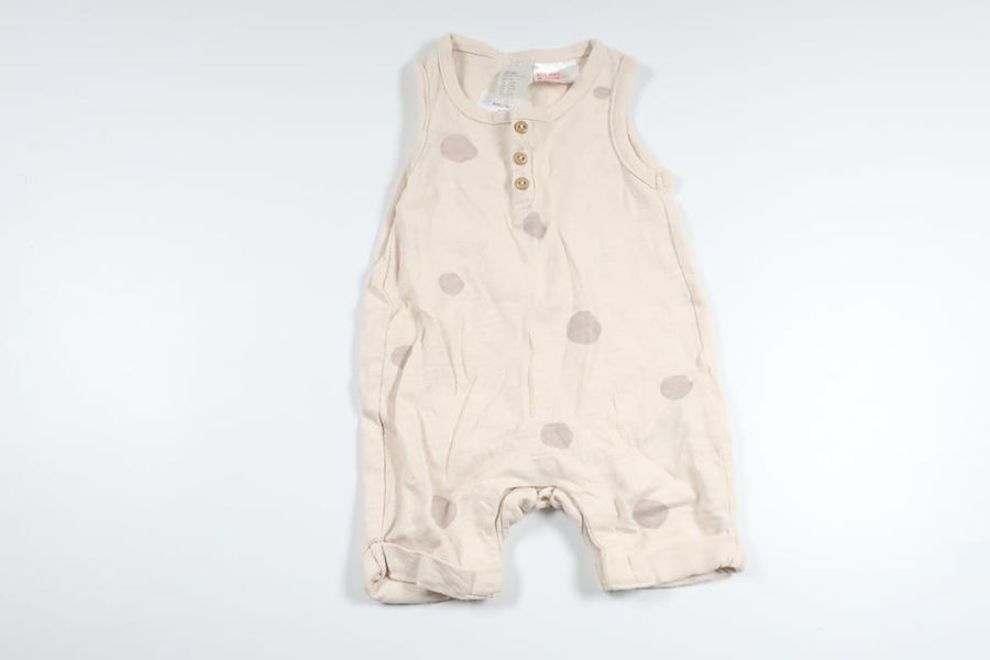 Polka dot jumpsuit from H&M - Size 56 - Beige