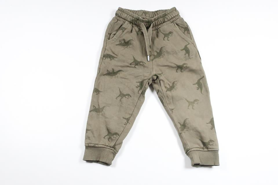 Pants with dinosaurs from Kappahl - Size 86 - Green