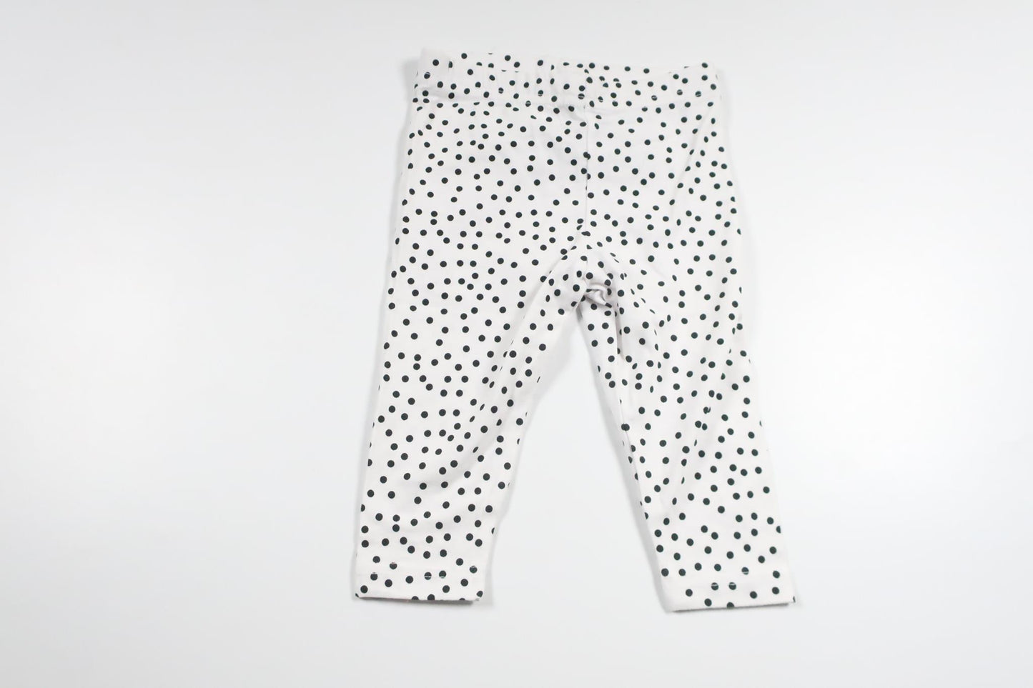 Polka dot pants from ICA I Love Eco - Size 68 - White