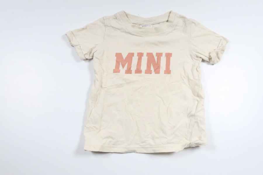T-shirt from Mini Gina Tricot - Size 74/80 - Off-white