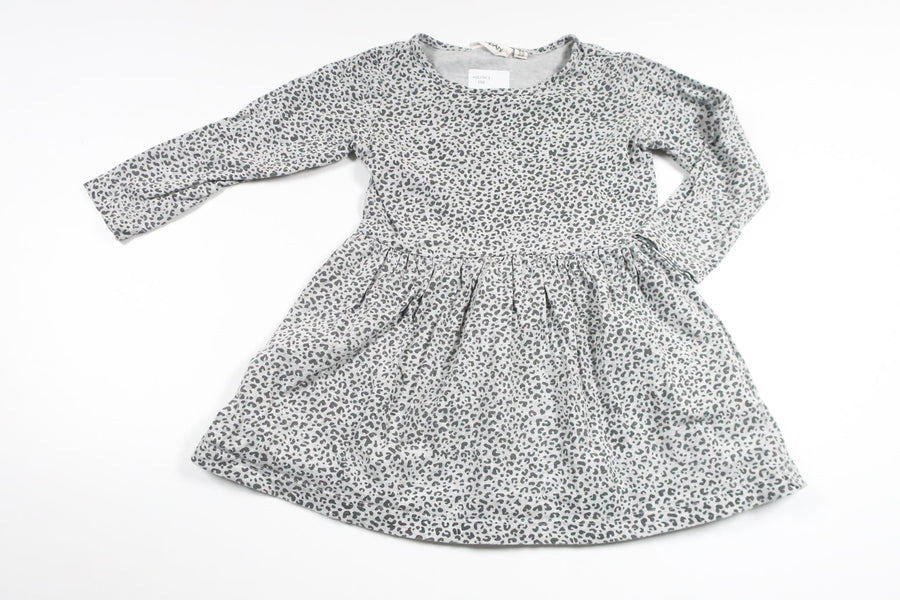 Leopard print dress from Kappahl - Size 86/92 - Grey