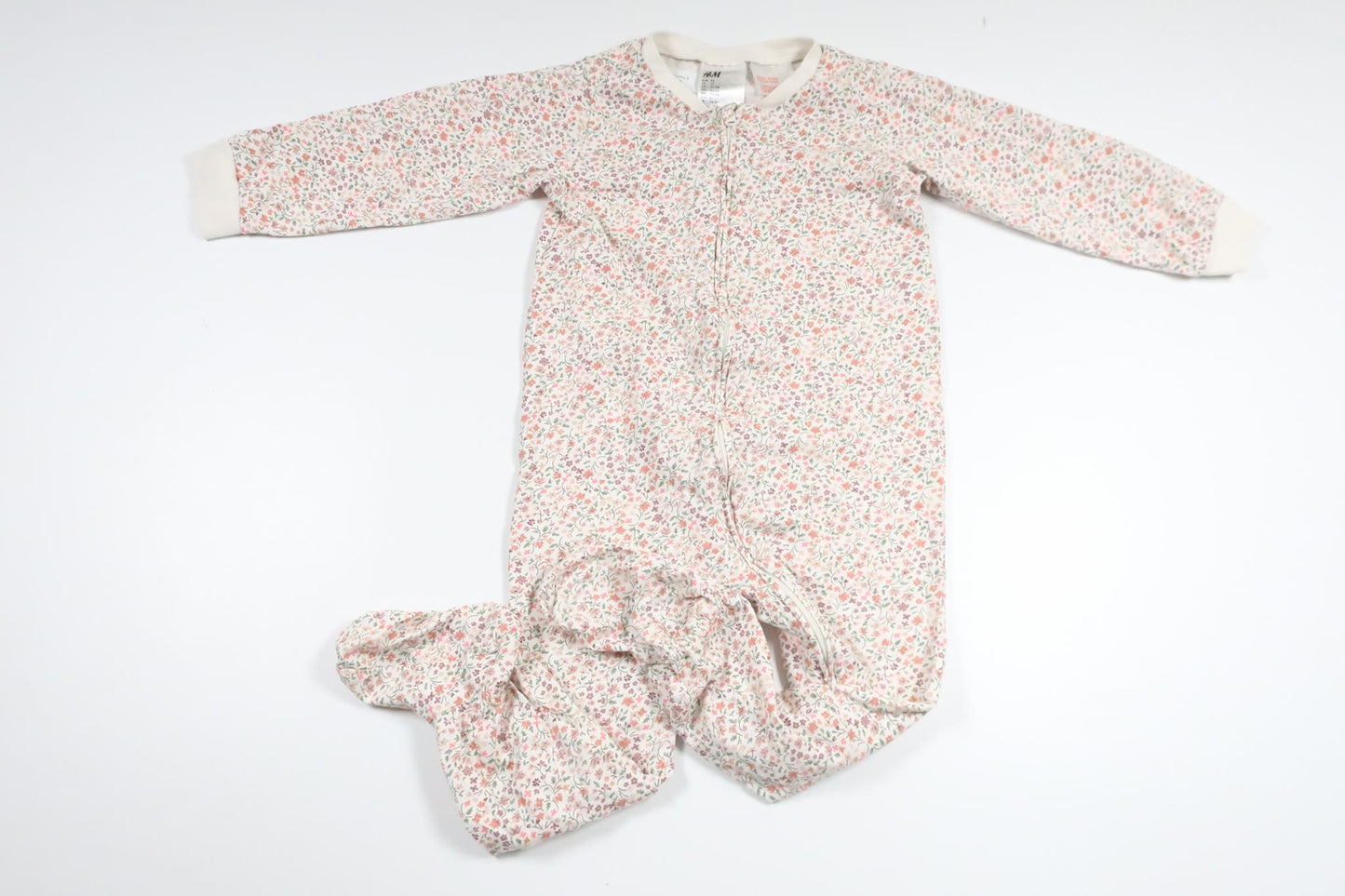 Floral pajamas from H&M - Size 92 - Off-white