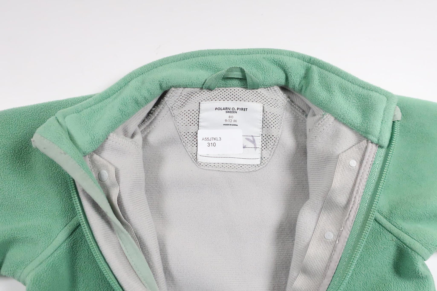 Wind fleece jacket from Polarn o. Pyret - Size 80 - Green