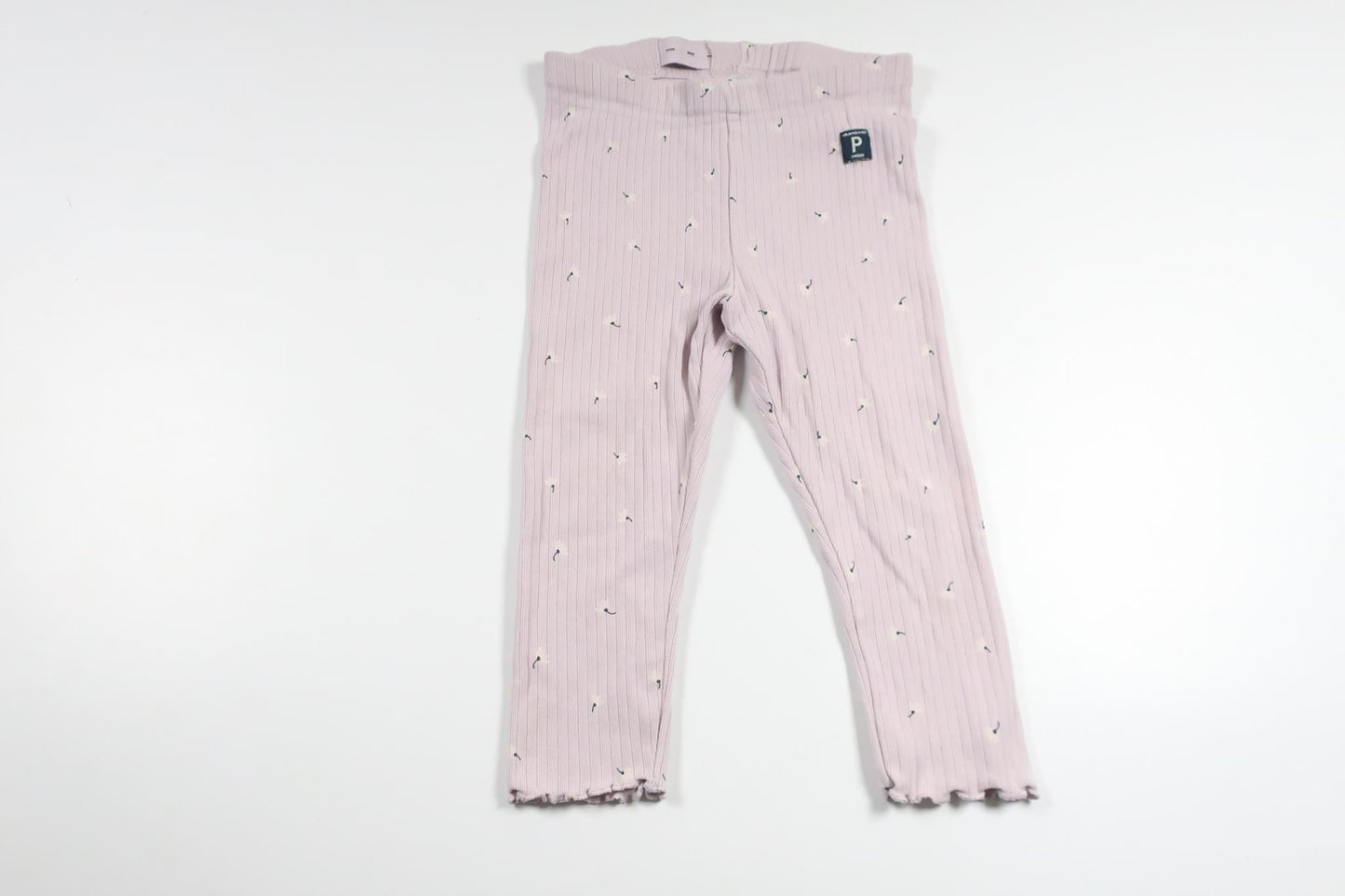 Ribbed pants from Polarn o. Pyret - Size 86 - Purple