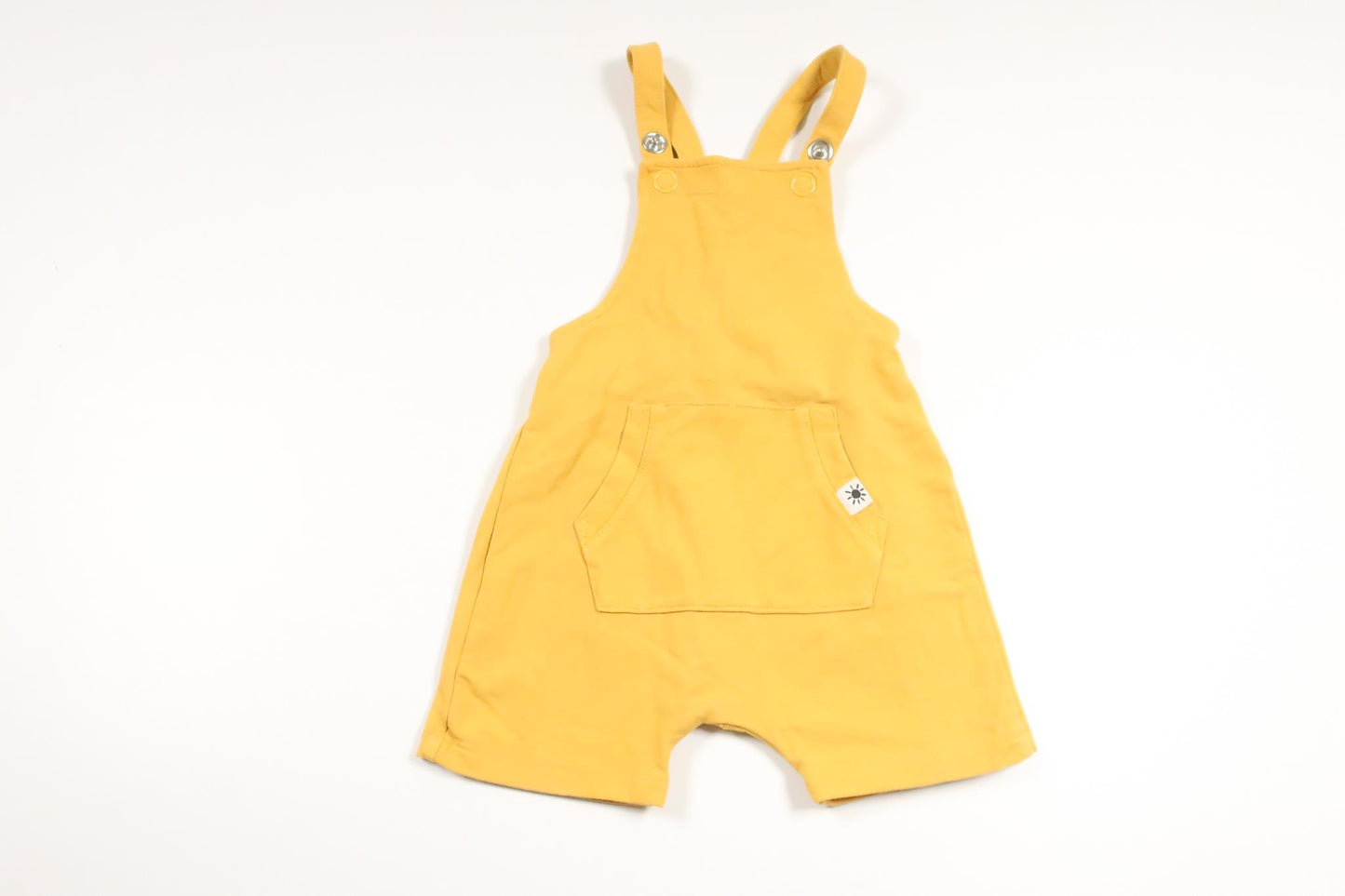 Suspender shorts from Lindex - Size 74 - Yellow