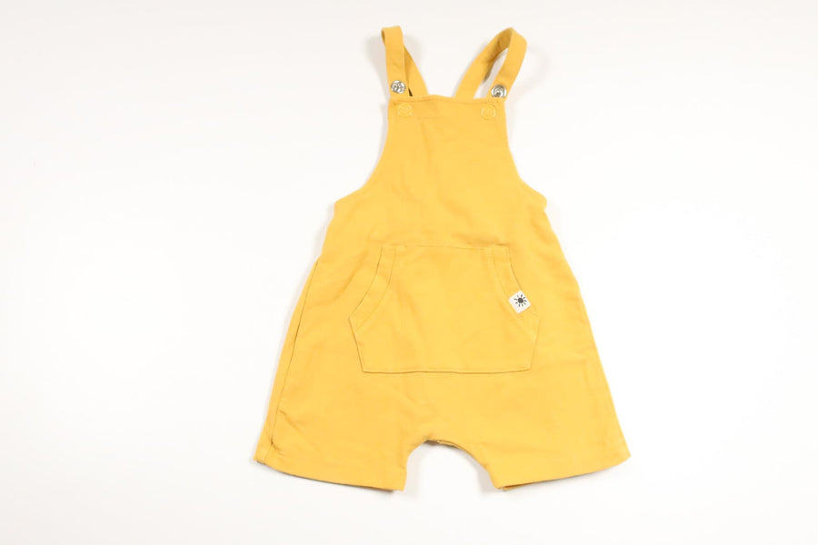 Suspender shorts from Lindex - Size 74 - Yellow