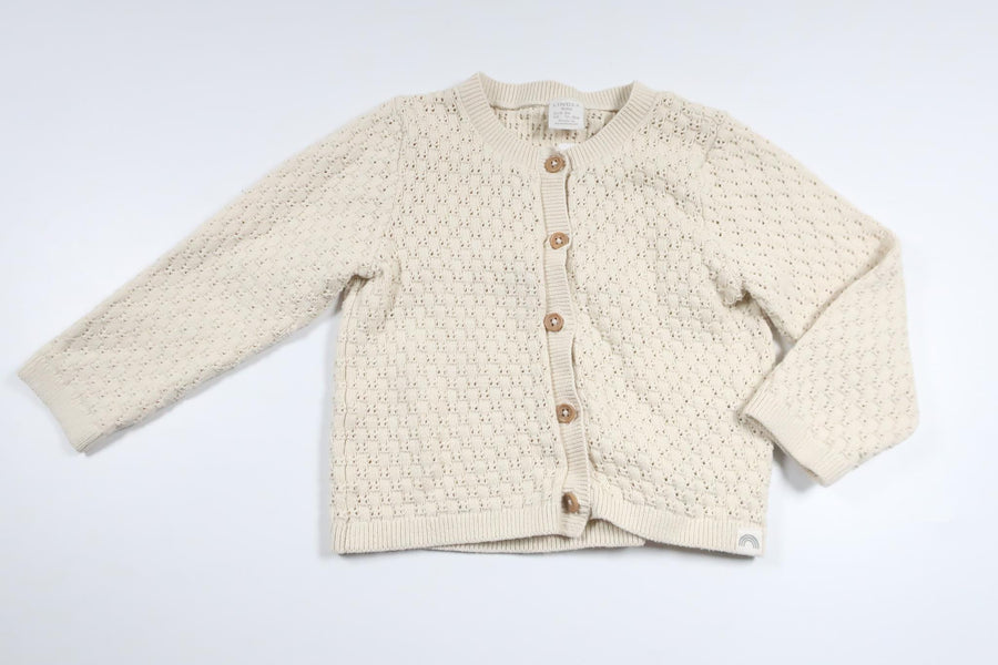 Knitted cardigan from Lindex - Size 86 - Off-white