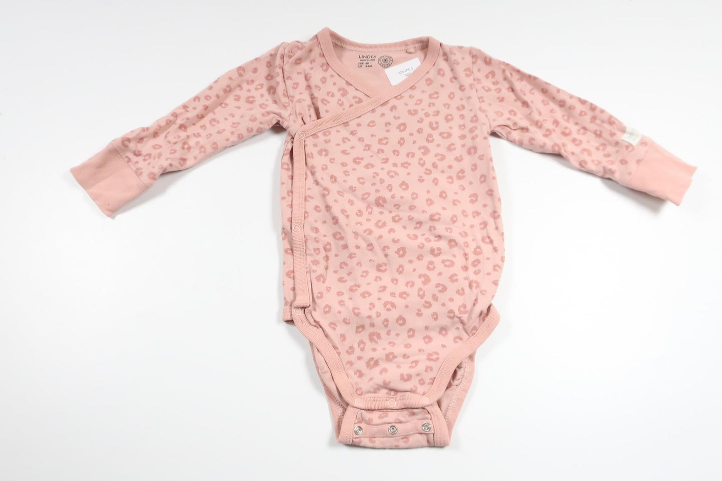 Wrap bodysuit from Lindex - Size 68 - Pink