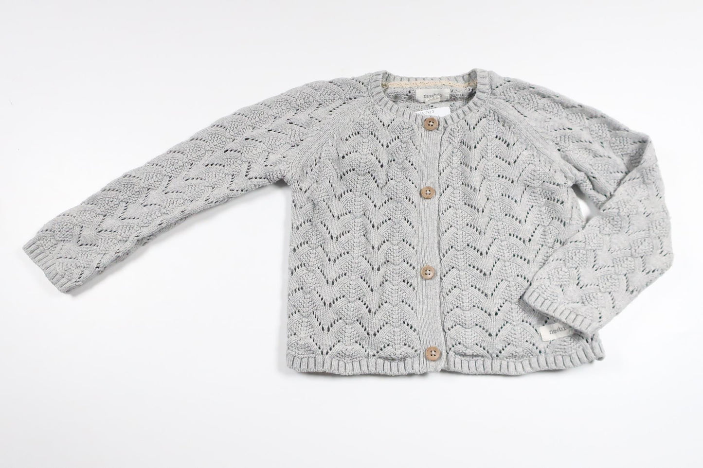 Knitted cardigan from Newbie - Size 86 - Grey