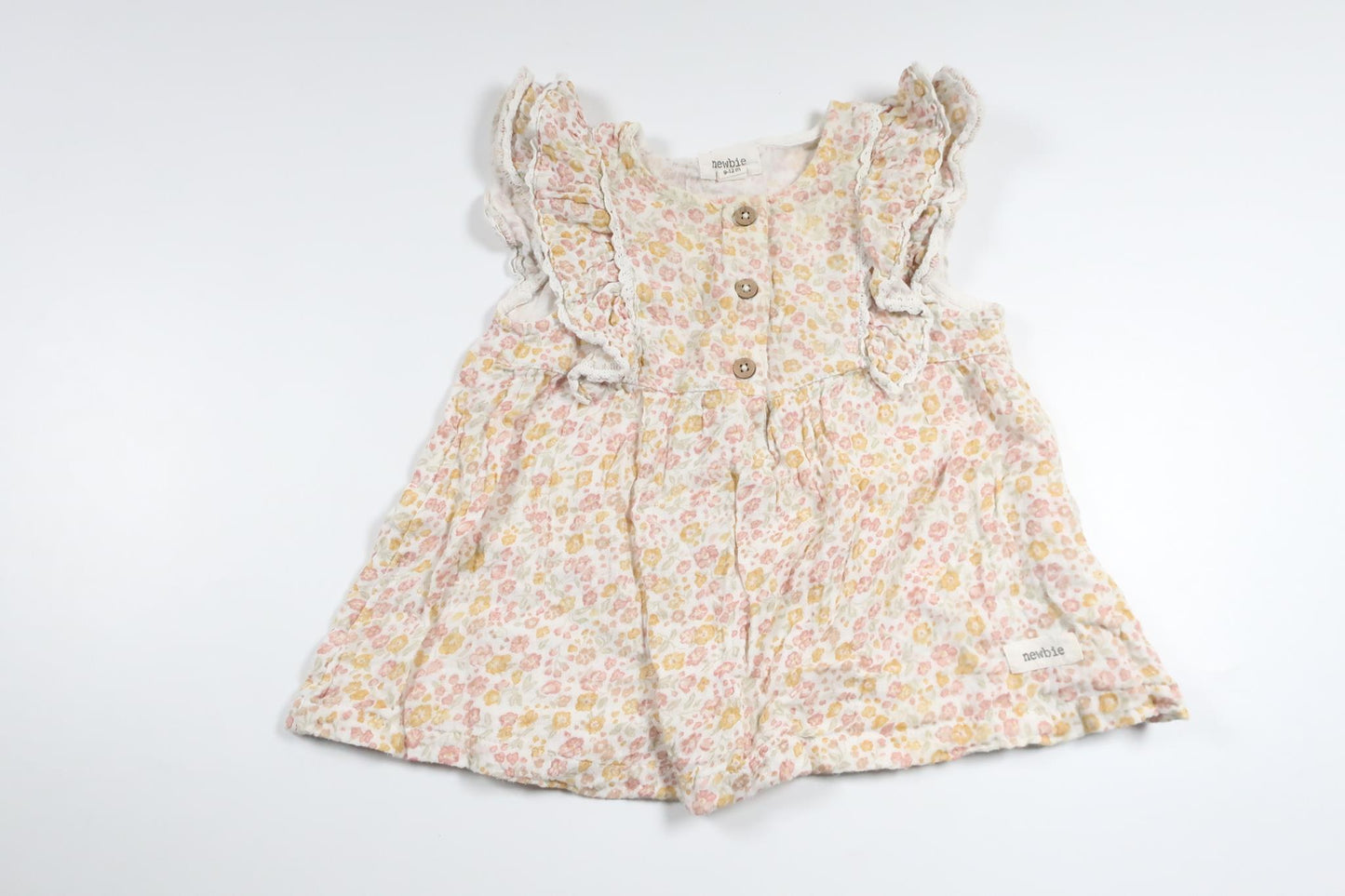 Floral tunic from Newbie - Size 80 - White