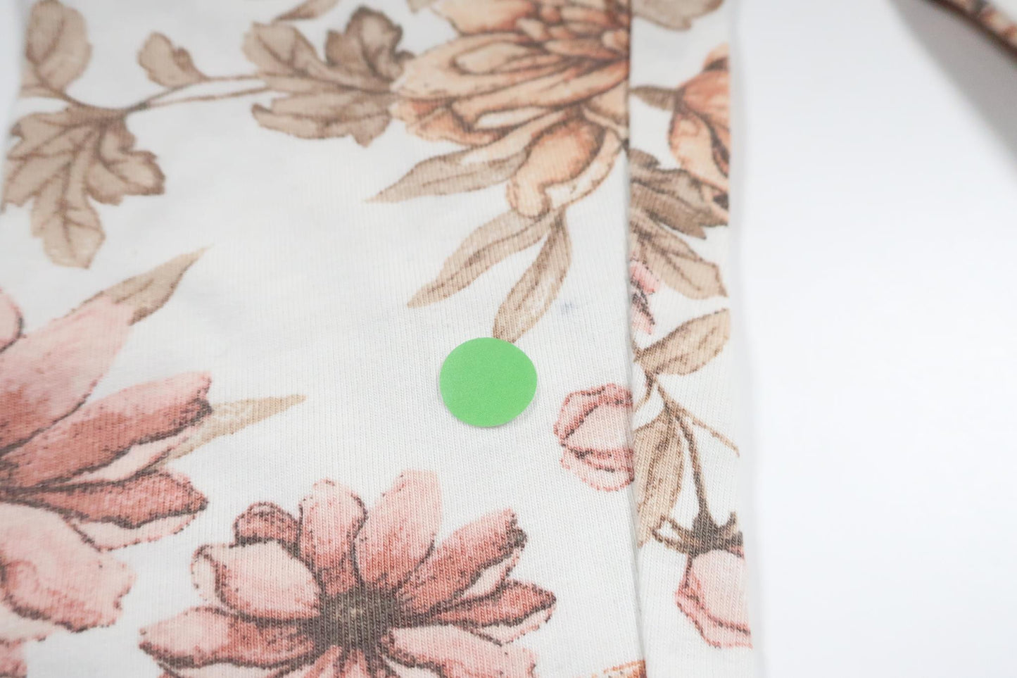 Floral pants from Newbie - Size 92 - White