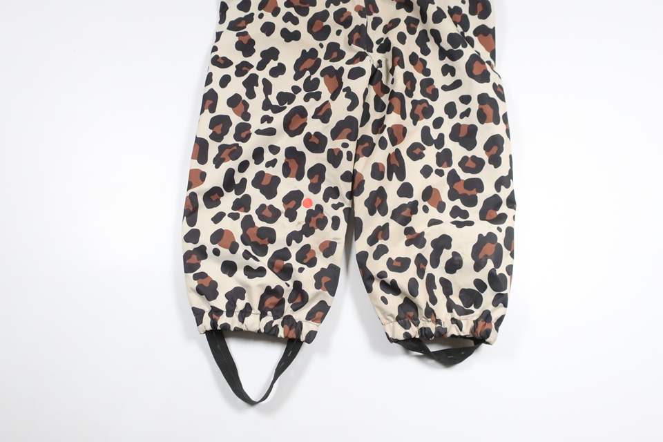 Leopard-print shell jumpsuit from Nordbjörn - Size 92 - Beige