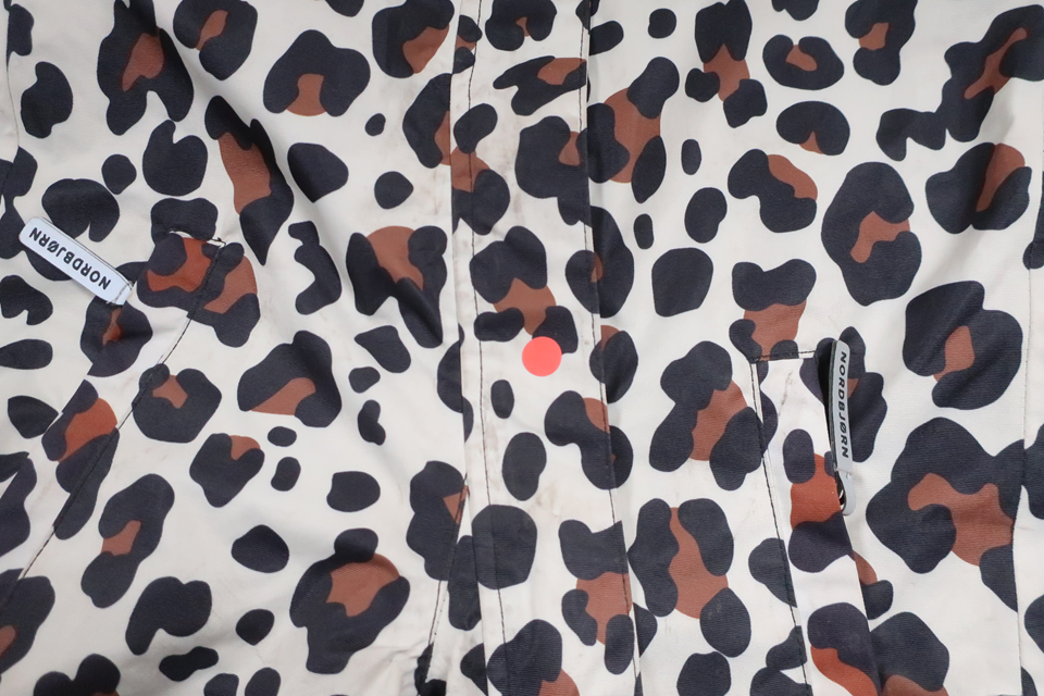 Leopard-print shell jumpsuit from Nordbjörn - Size 92 - Beige